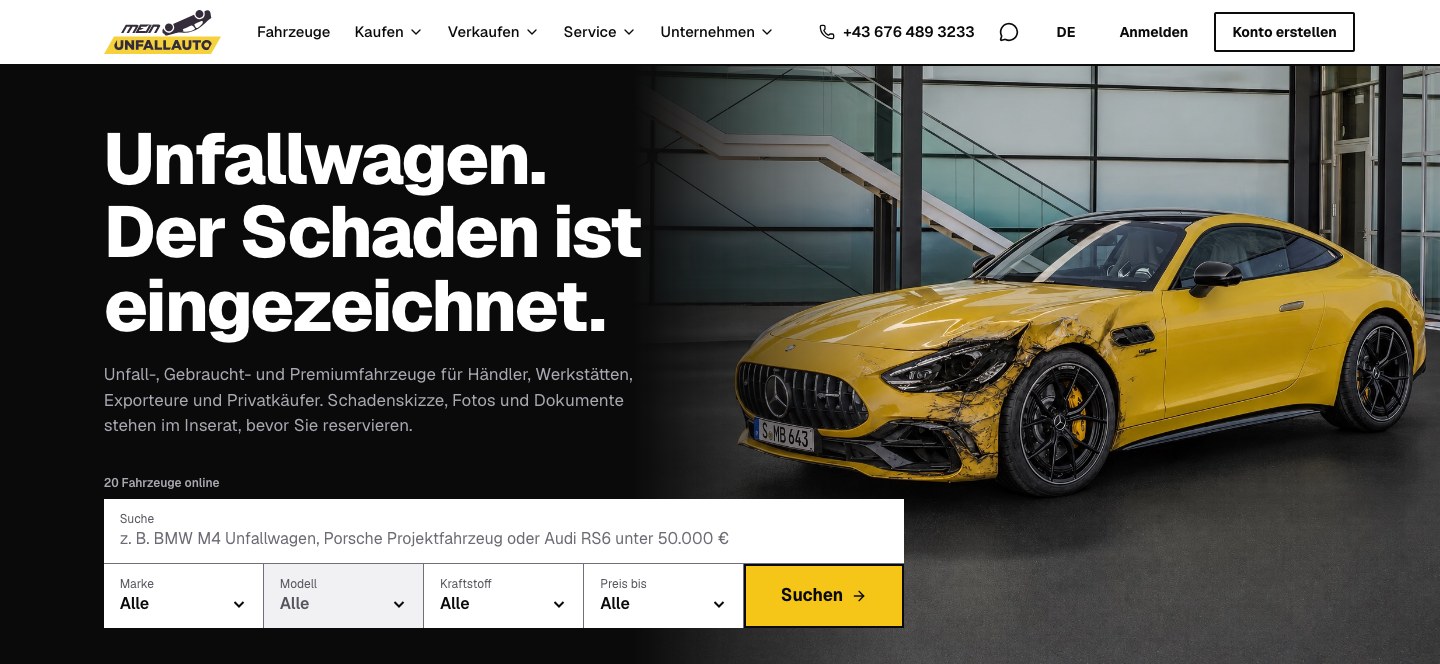 meinunfallauto vehicle marketplace
